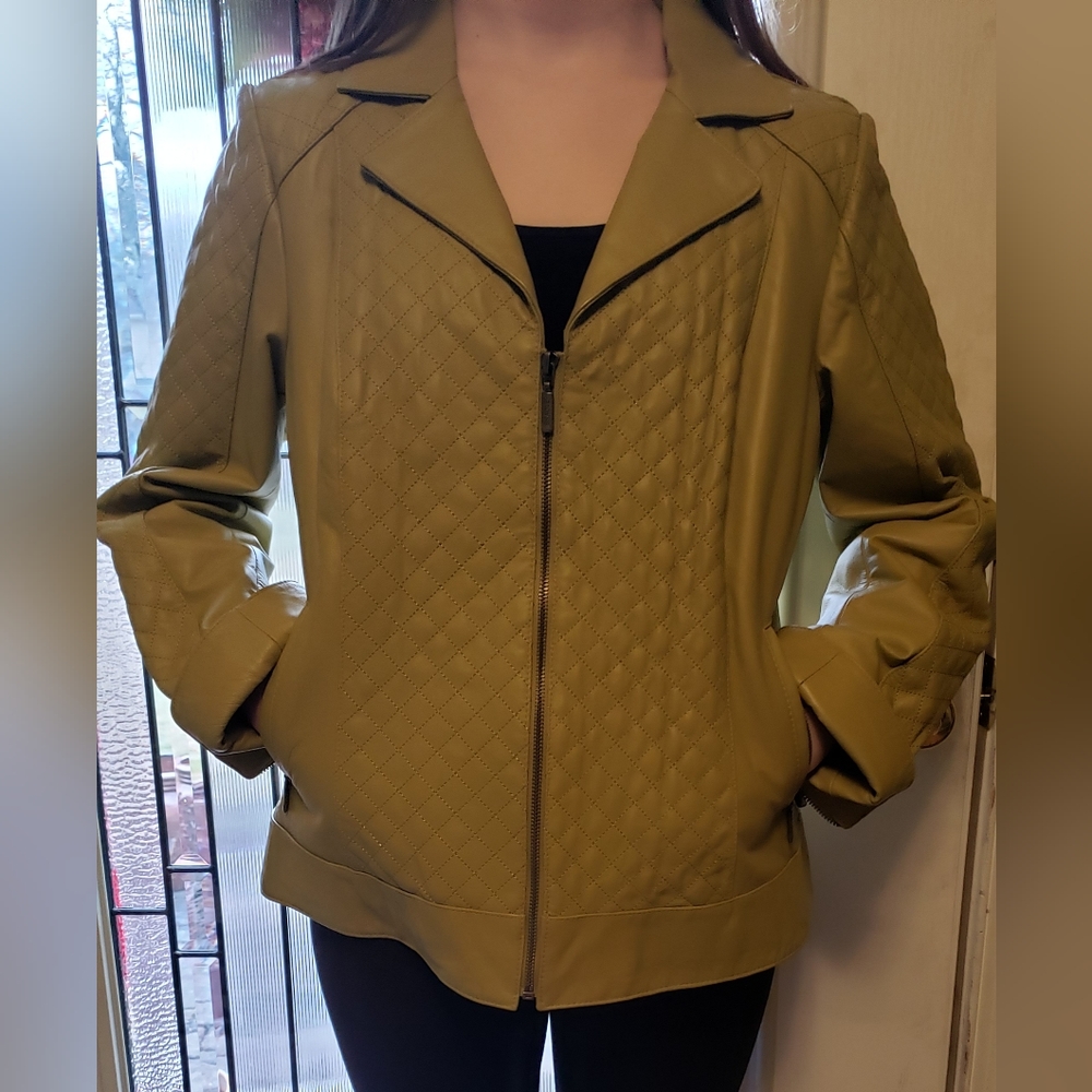 Leather Jacket, Women's Medium